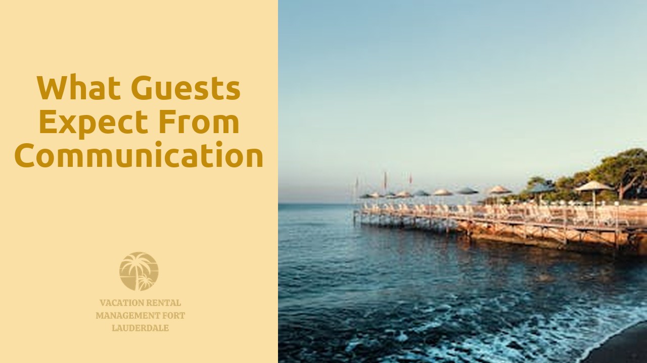 What Guests Expect from Communication